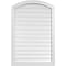 Ekena Millwork Arch Top Surface Mount PVC Gable Vent: Non-Functional, w/2"W x 1-1/2"P Brickmould Frame, 28"W x 40"H GVPAR28X4002SN - alternate 1